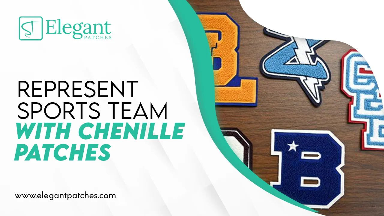 Represent Sports Team With Chenille Patches