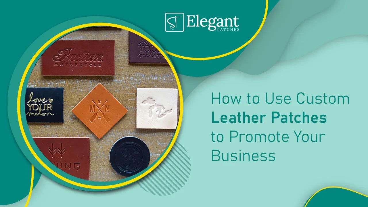 How to use custom leather patches to promote your business