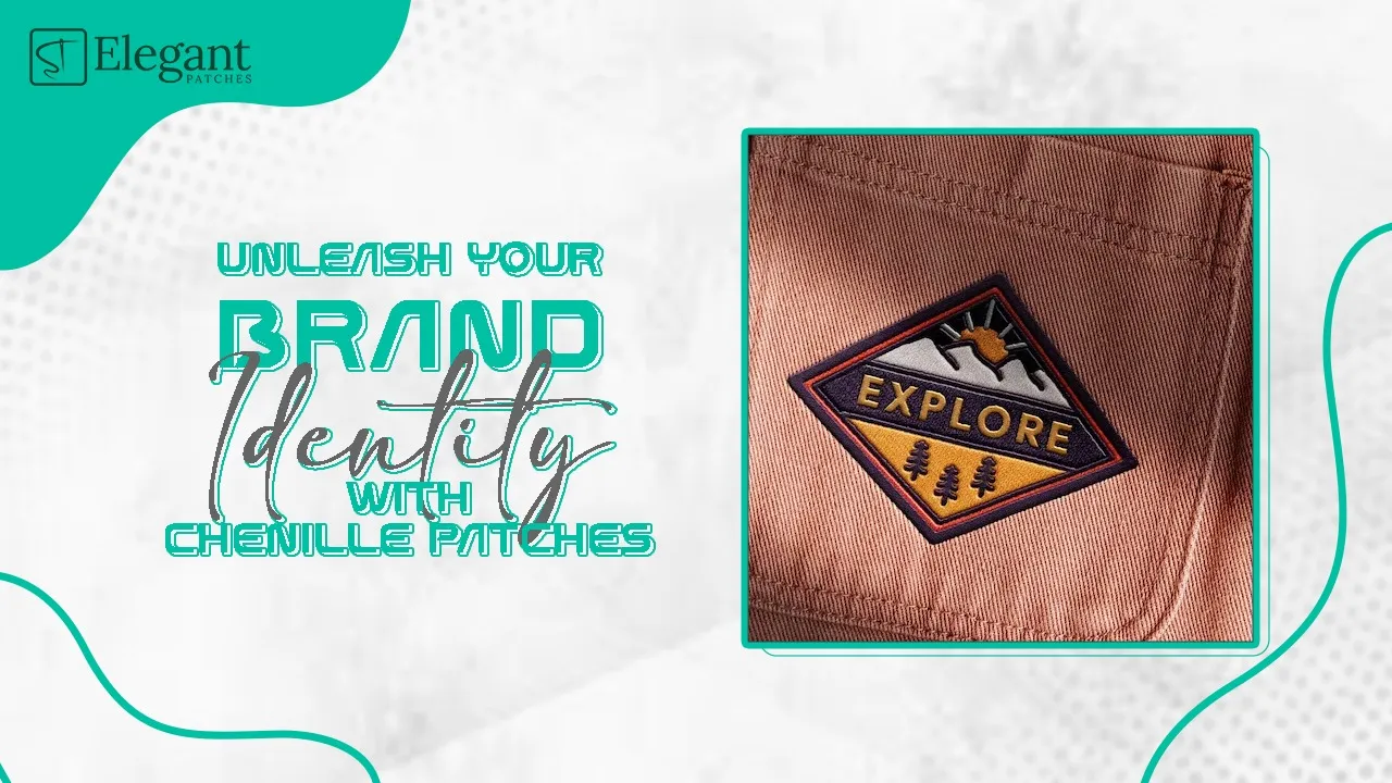brand identity with chenille patches