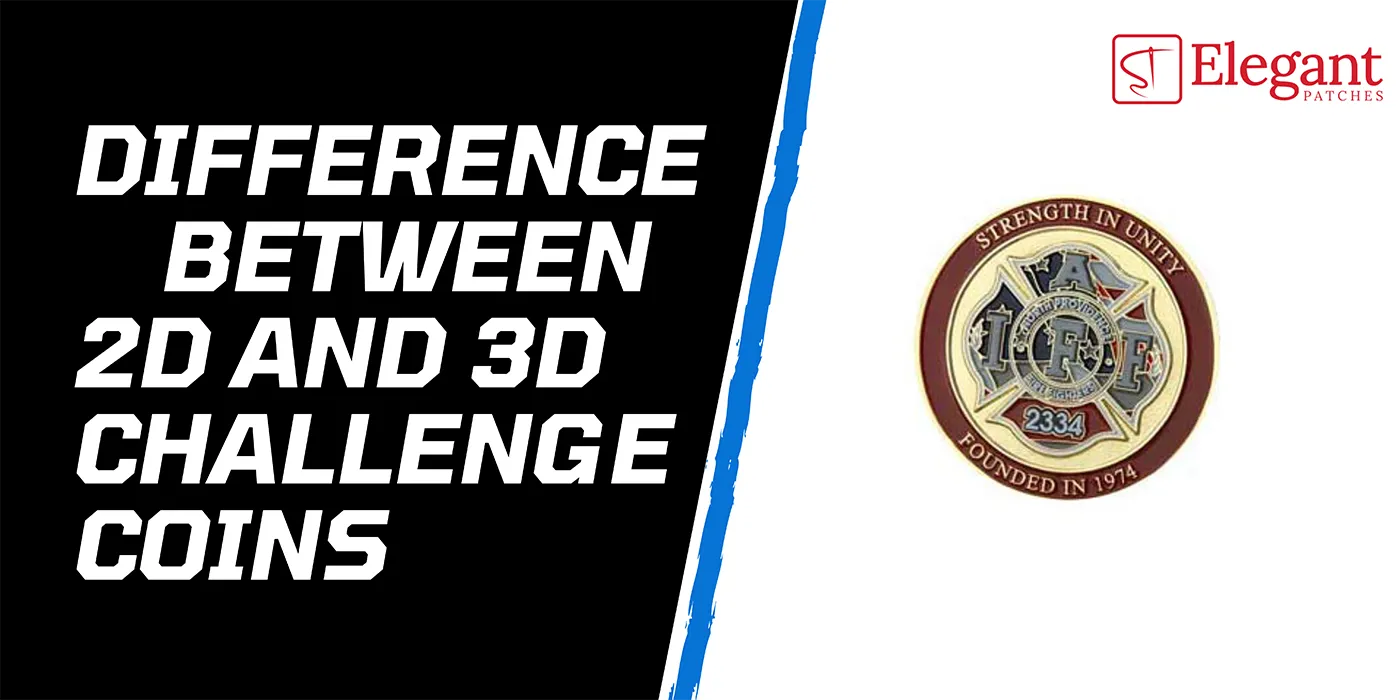 difference between 2d and 3d challenge coins