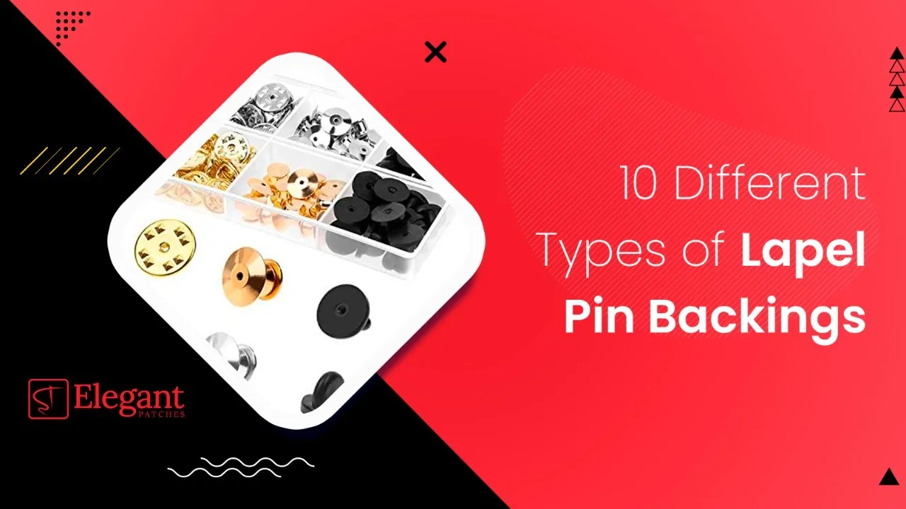 different types of label pin backings 1