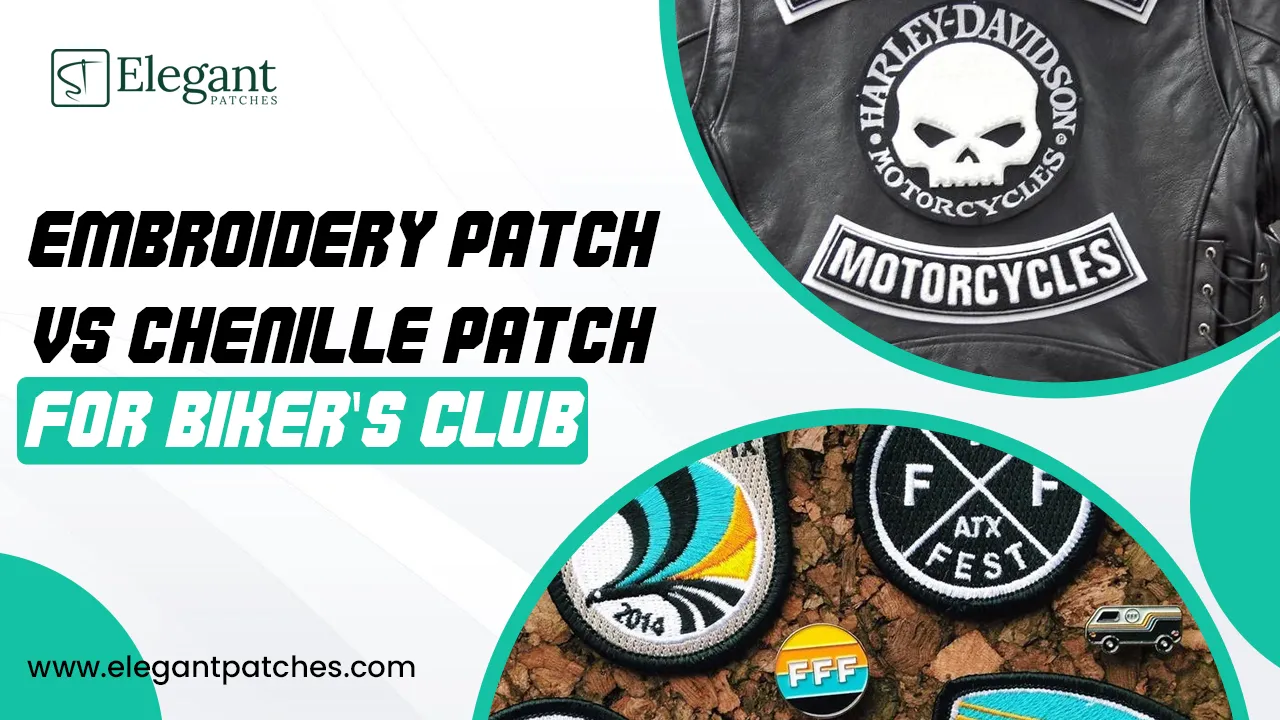 embroidery patch vs chenille patch