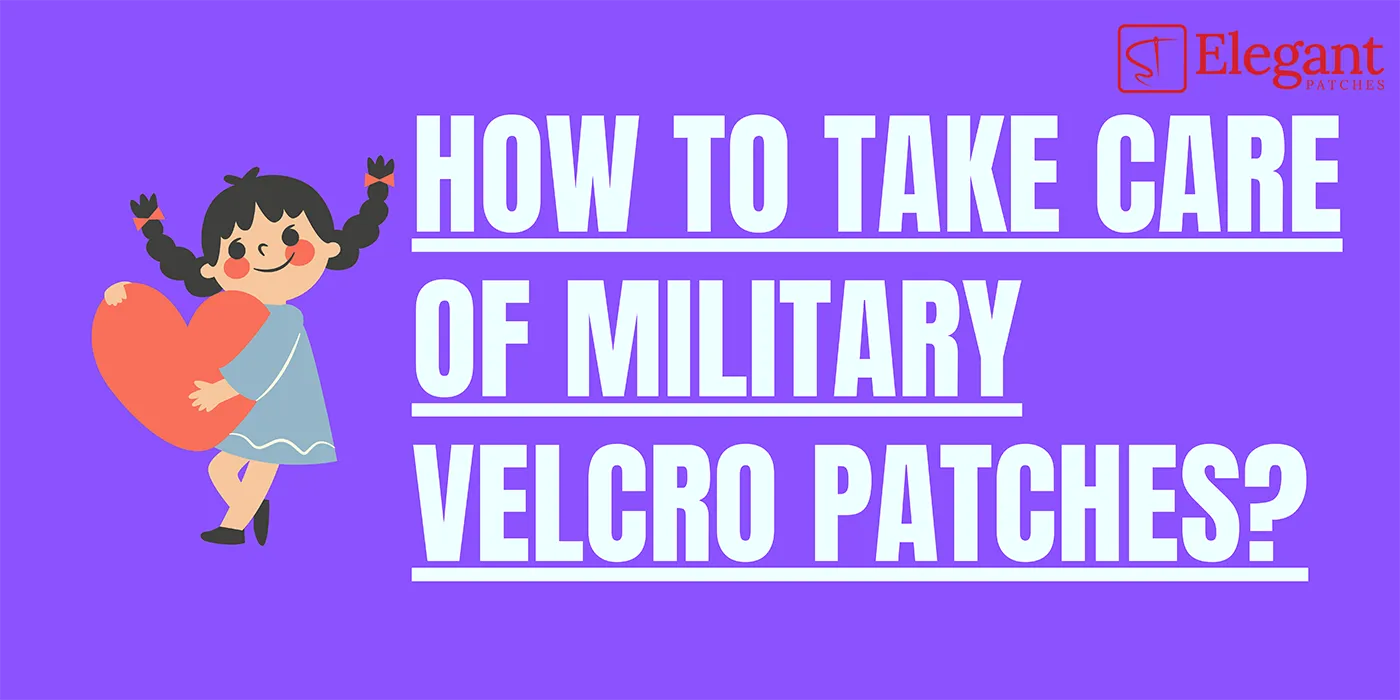 how to take care of military velcro patches