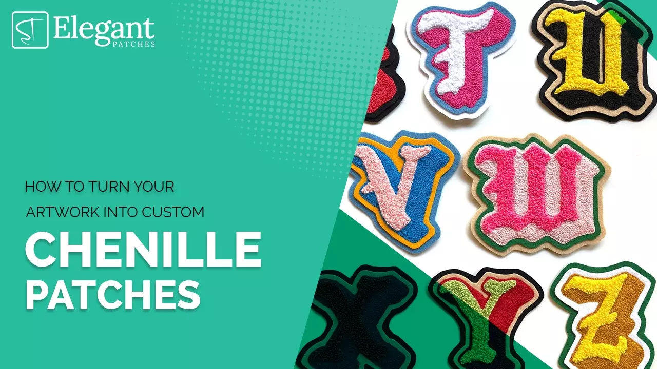 how to turn your artwork into custom chenille patches