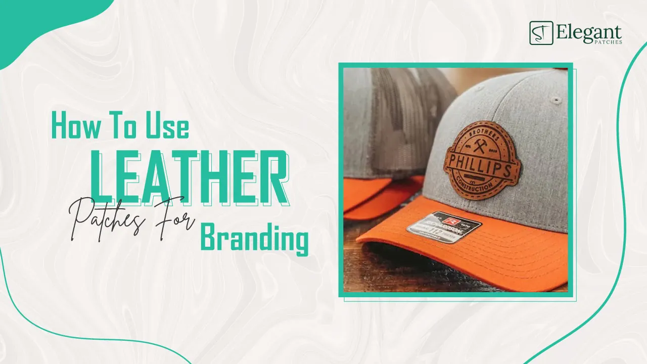 how to use leather patches for branding