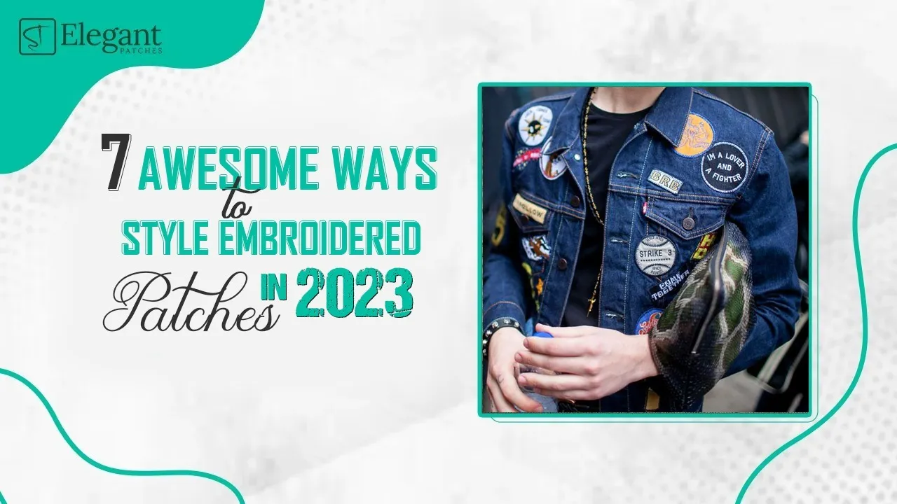 ways to style embroidered patches