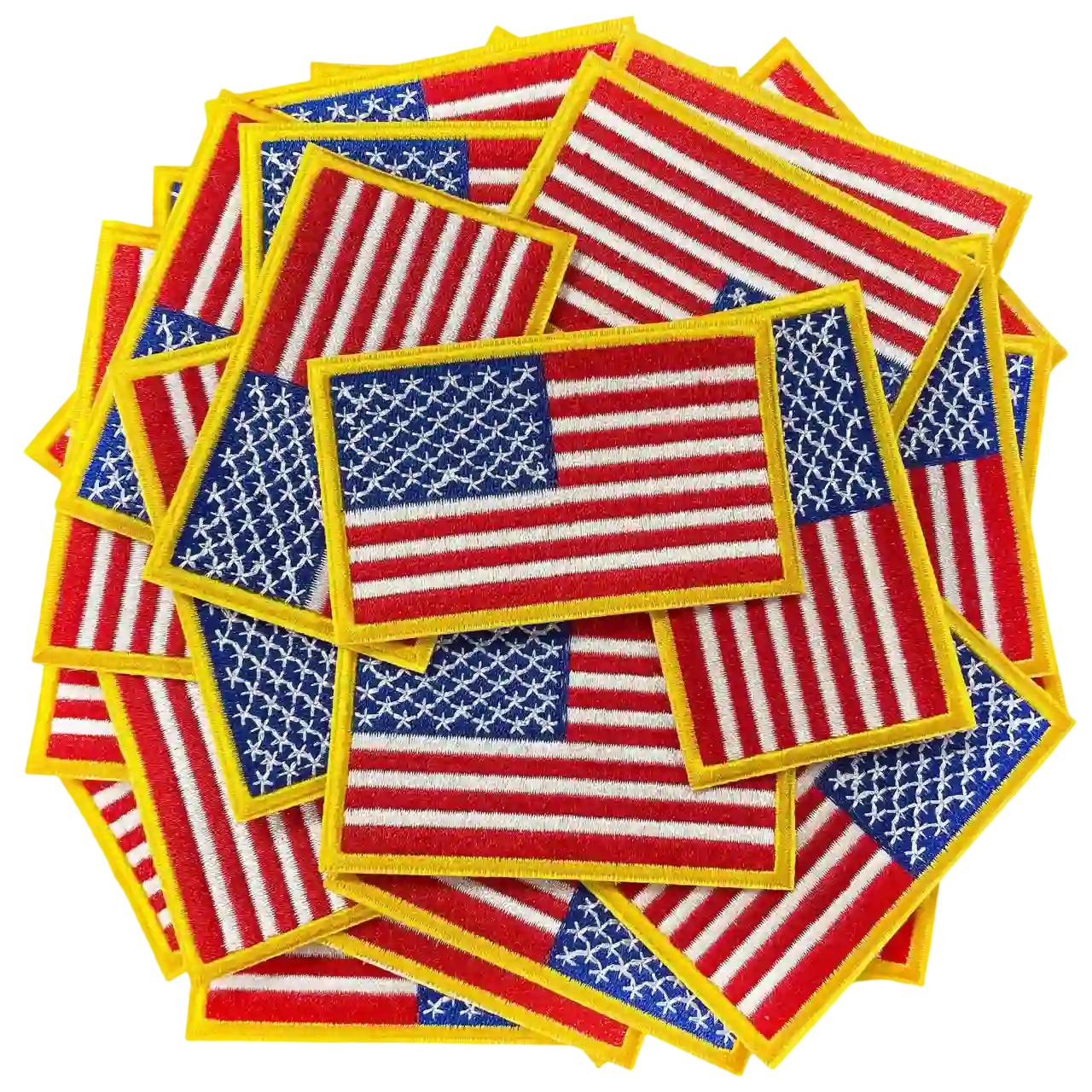 American Flag Embroidered Patches