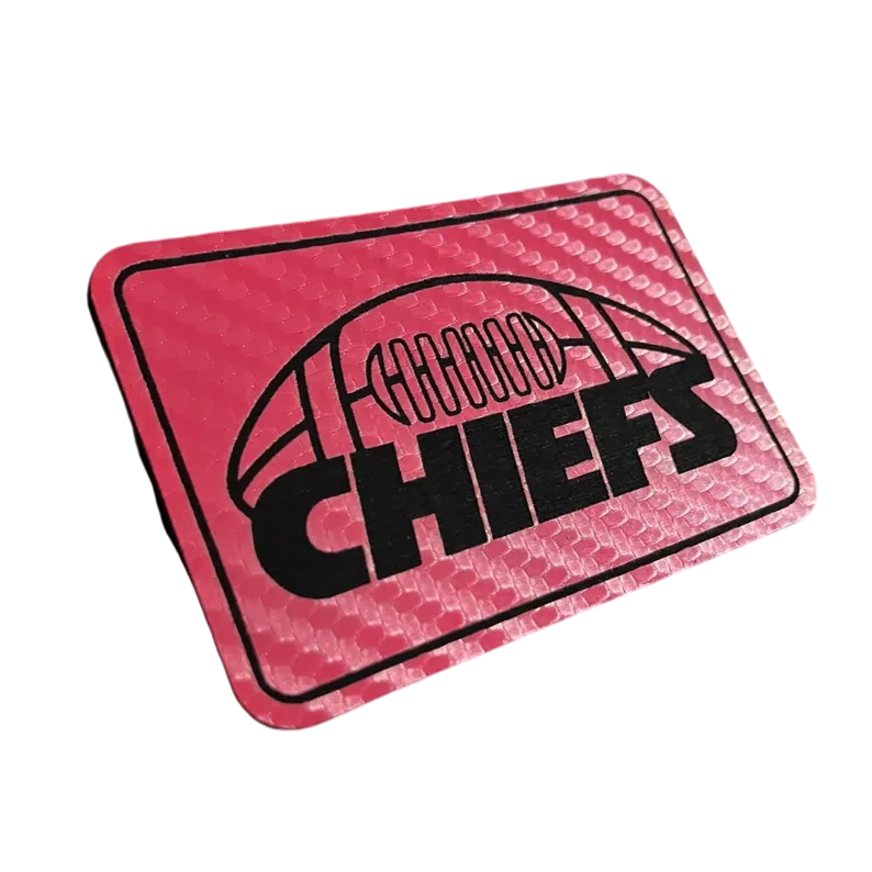 Kansas City Chiefs Leather Football Patch