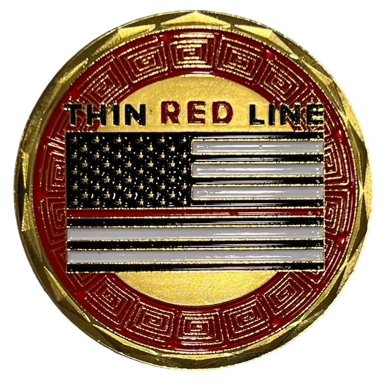 Custom Firefighters Challenge Coins