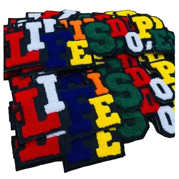 Custom Iron On Letter Patches