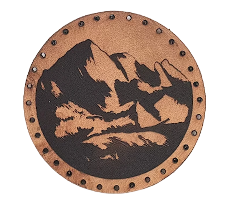 Vintage custom leather patches