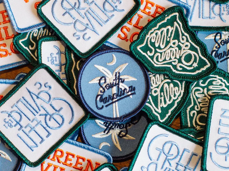 Custom embroided iron-on patches