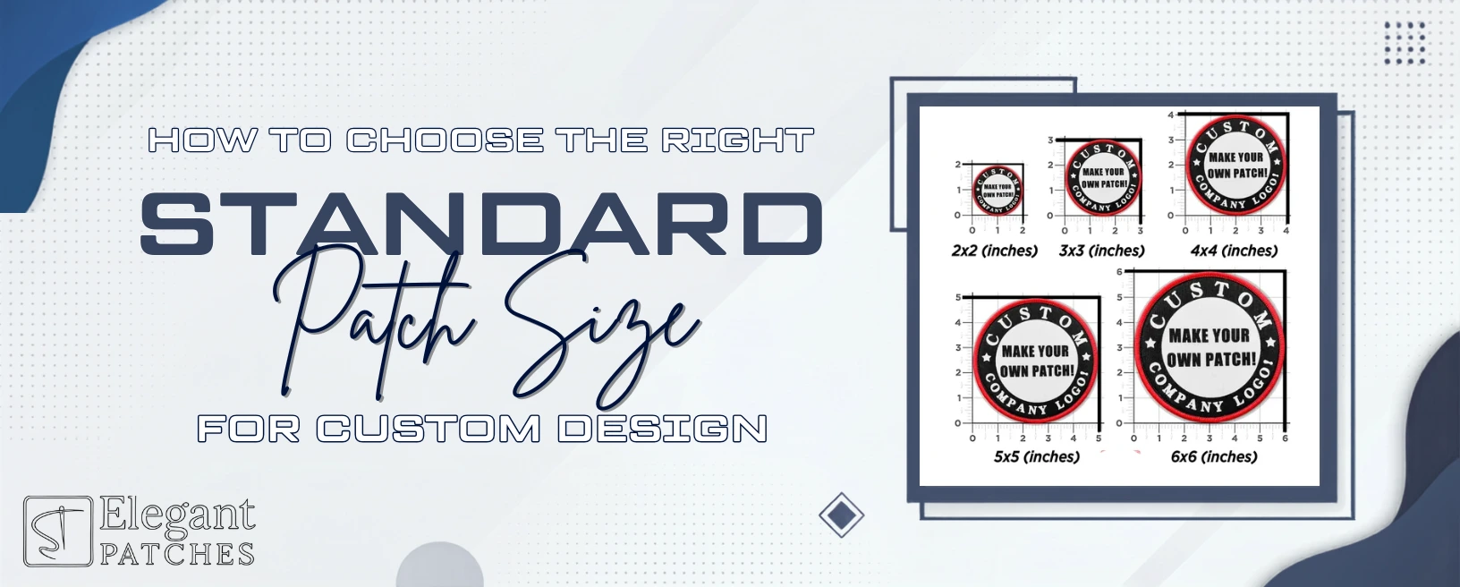 How to Choose the Right Standard Patch Size for Custom Design